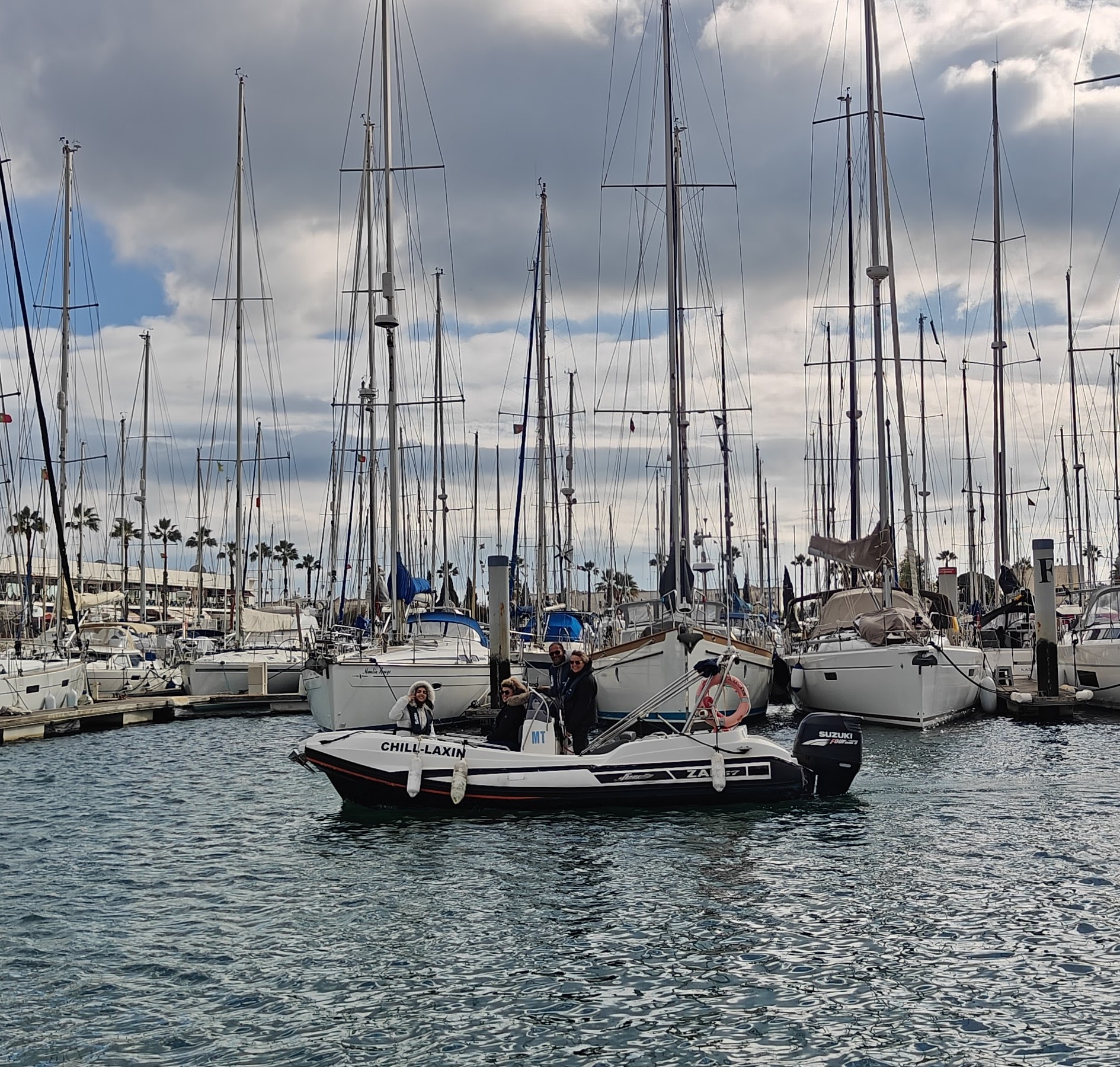 Instrução de barco
